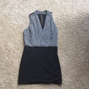 The clothing company black and white dress